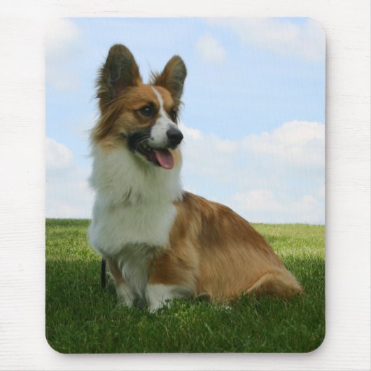 Fluffy Cardigan Welsh Corgi Muismat (Voorkant)