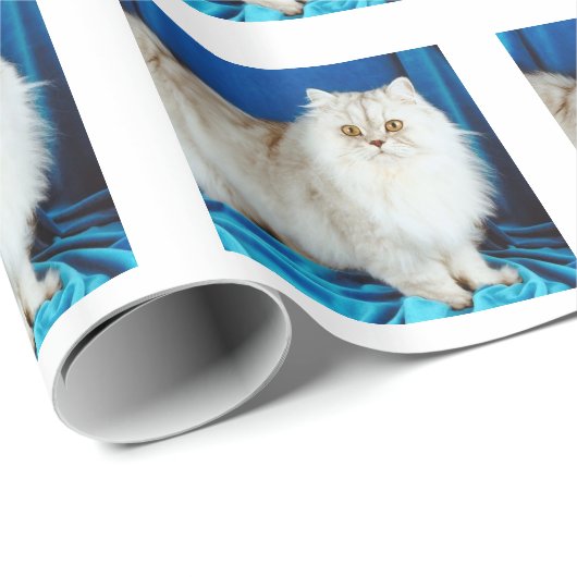 Fluffy Cat Cadeaupapier (Rol Hoek)