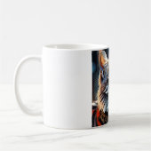 Fluffy Cat Face Mug Koffiemok (Links)