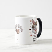Fluffy Cat Heart Mok - Morphing Magic Cup (Voorkant rechts)