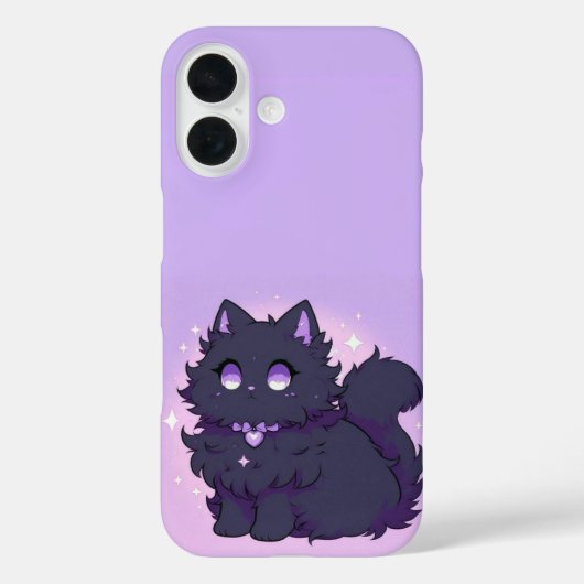 Fluffy Cat telefoonhoesje Case-Mate iPhone Case (Achterkant)