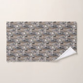 Fluffy Cattails Natuur Patroon Bad Handdoek (Handdoek)