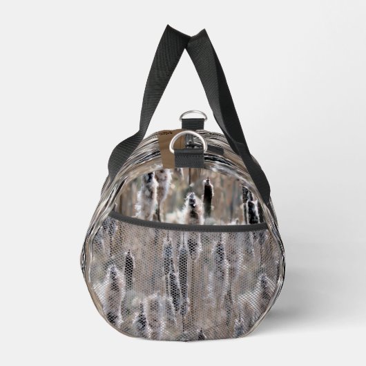 Fluffy Cattails Natuur Patroon gepersonaliseerd Plunjezak (Rechts)