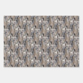 Fluffy Cattails Natuur Patroon Inpakpapier Vel (Voorkant 3)