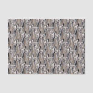 Fluffy Cattails Natuur Patroon Tissuepapier