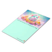 Fluffy Chef Rat Muis Briefpapier Notitieblok (Schuin)