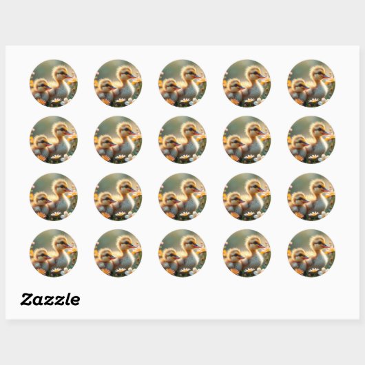 Fluffy Chick Stickers (Vel)