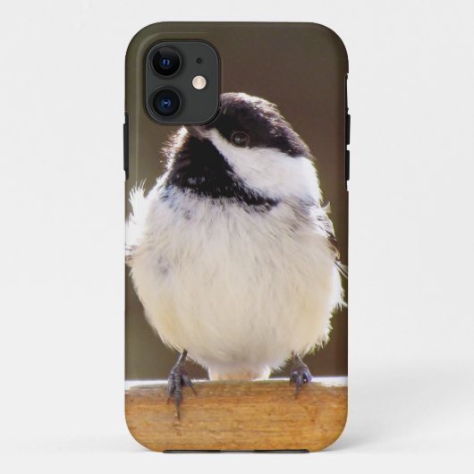 Fluffy chickadee iPhone 5 hoesje (Achterkant)