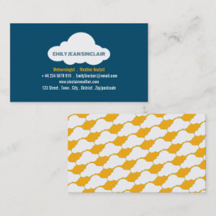Fluffy Cloud Design, meteoroloog Visitekaartje