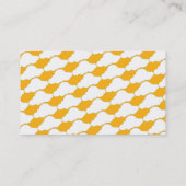 Fluffy Cloud Design, meteoroloog Visitekaartje (Achterkant)