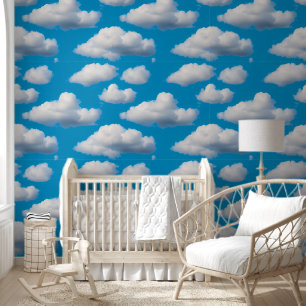 Fluffy Clouds Behang
