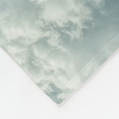 Fluffy Clouds Blue Fleece Blanket (Hoek)