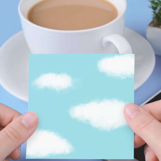 Fluffy Clouds Blue Sky Post-it® Notes