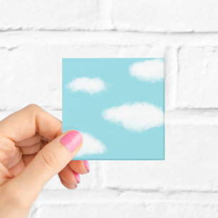 Fluffy Clouds Blue Sky Post-it® Notes