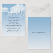 Fluffy Clouds Book Request Kaart Books for Baby (Voorkant / Achterkant)