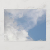 Fluffy Clouds Briefkaart (Voorkant)