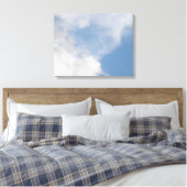 Fluffy Clouds Canvas afdrukken (Insitu (Slaapkamer))