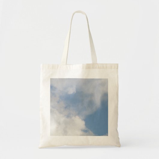 Fluffy Clouds-Canvas tas (Voorkant)