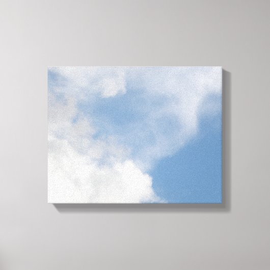 Fluffy Clouds Canvasprint Canvas Afdruk (Voorkant)
