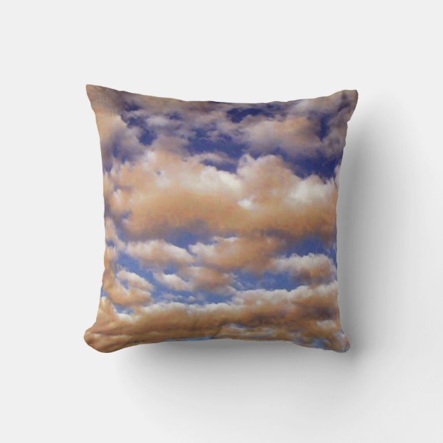 Fluffy Clouds door Alexandra Cook Kussen (Voorkant)