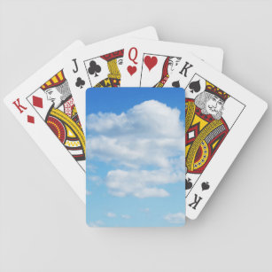 Fluffy Clouds en Blue Sky Pokerkaarten