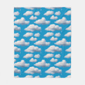 Fluffy Clouds Fleece Deken (Voorkant)