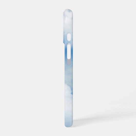 Fluffy Clouds iPhone 16 Hoesje (Linkerkant)