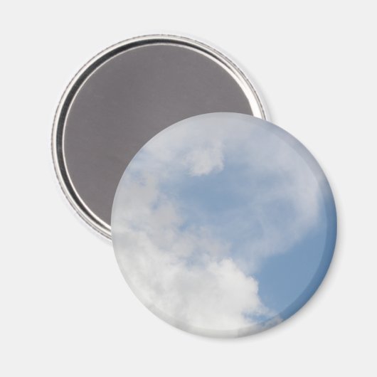 Fluffy Clouds Magnet (Voorkant / Achterkant)