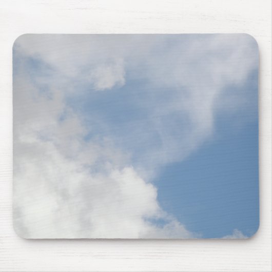 Fluffy Clouds Mousepad Muismat (Voorkant)