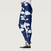 "Fluffy Clouds" Patroonpatronen Leggings (Links)