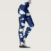 "Fluffy Clouds" Patroonpatronen Leggings (Rechts)
