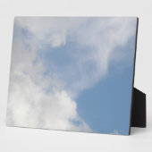 Fluffy Clouds Plaque Fotoplaat (Zijkant)