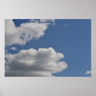 Fluffy Clouds Poster