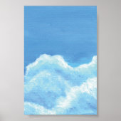 Fluffy Clouds Print, Waarde Poster Papier (mat) (Voorkant)
