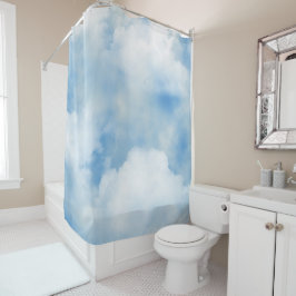 Fluffy Clouds Showgordijn Douchegordijn