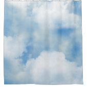 Fluffy Clouds Showgordijn Douchegordijn (Voorkant)