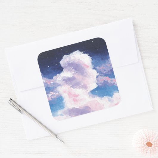 Fluffy Clouds Stickers (Envelop)