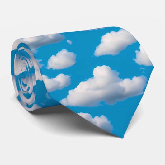 Fluffy Clouds Stropdas (Opgerold)