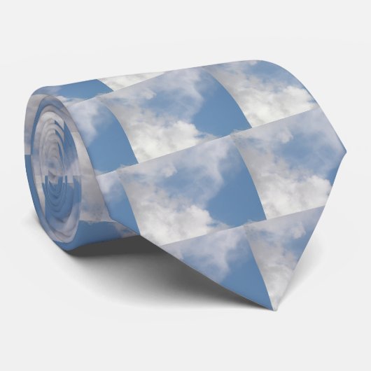 Fluffy Clouds Stropdas (Opgerold)