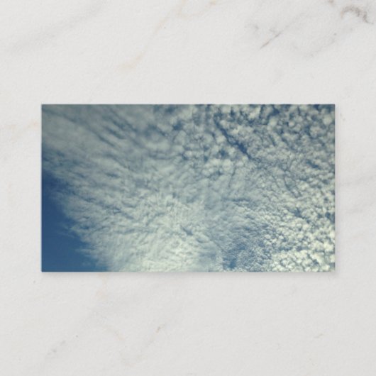 Fluffy Clouds Visitekaartje (Voorkant)