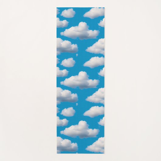 Fluffy Clouds Yogamat (Voorkant)