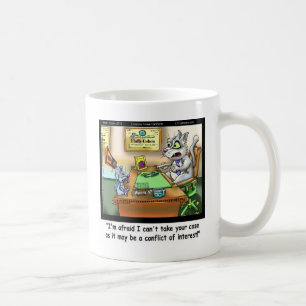 Fluffy Cohen Adv @Claw Grappige Kat & Advocaat Koffiemok