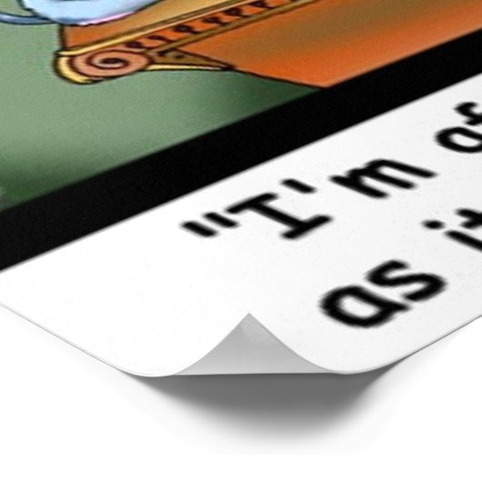 Fluffy Cohen Attorney of Claw Funny Poster (Hoek)