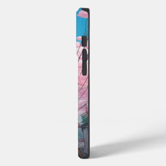 Fluffy Cotton Snoep Sky Case-Mate iPhone Case (Achterkant / Links)