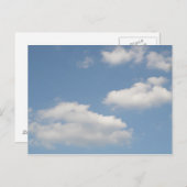 Fluffy Cumulus Clouds Briefkaart (Voorkant / Achterkant)