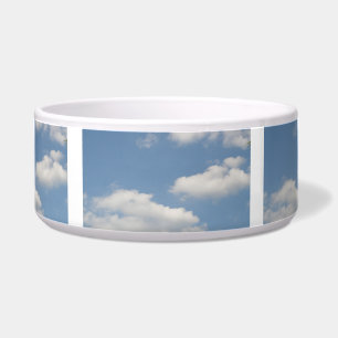 Fluffy Cumulus Clouds Dog Bowl Voerbakje