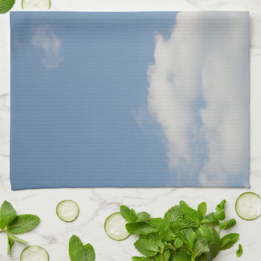 Fluffy Cumulus Clouds Kitchen Towel Theedoek (Gevouwen)