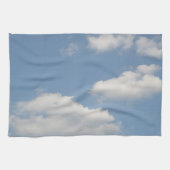 Fluffy Cumulus Clouds Kitchen Towel Theedoek (Horizontaal)