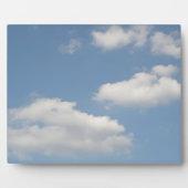 Fluffy Cumulus Clouds Plaque Fotoplaat (Voorkant)