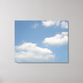 Fluffy Cumulus Wolken Canvas Print (Voorkant)